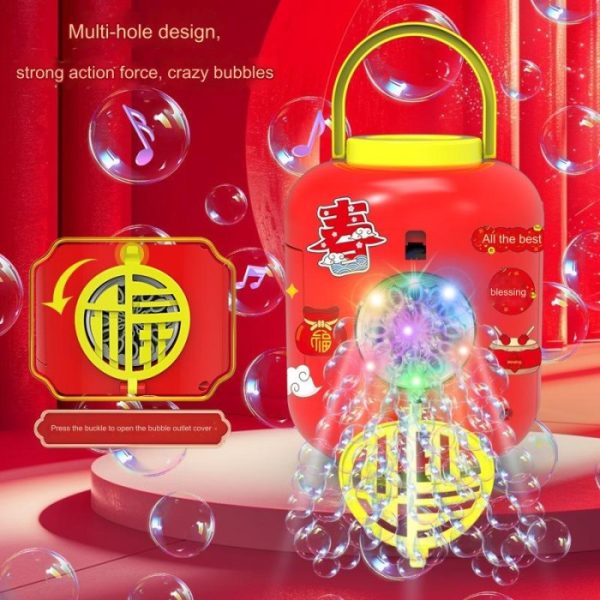 Mainan lampion lantern bubble tiup, Bubble busa lantern lampion mooncake - Image 4