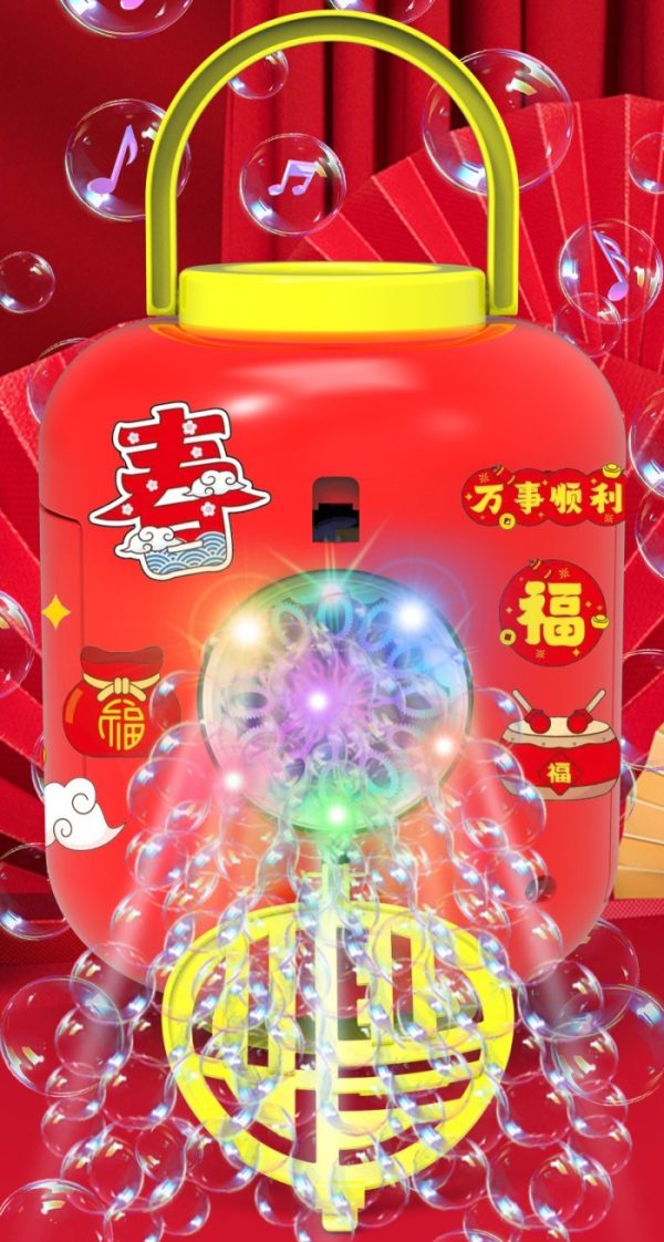 Mainan lampion lantern bubble tiup, Bubble busa lantern lampion mooncake - Image 6