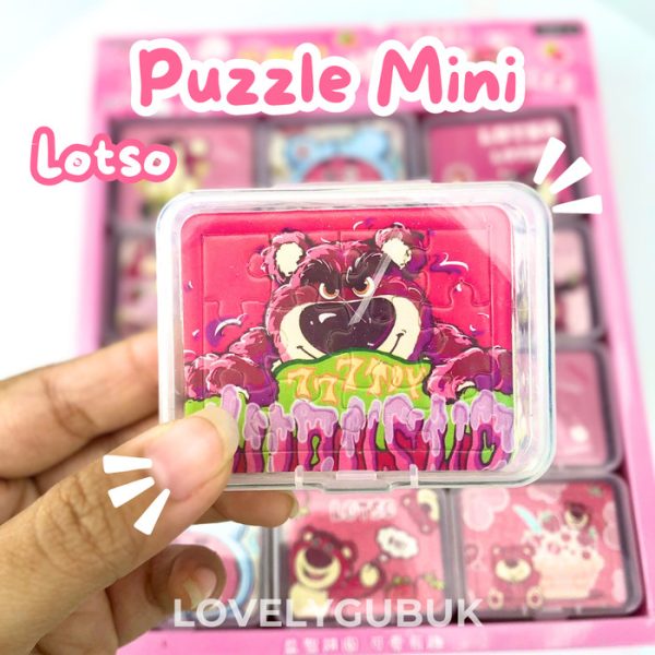 Jigsaw Puzzle Min Karakter, Mainan puzzle mini kartun lucu anak - Image 4