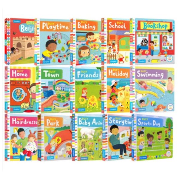 Buku my Busy Book Campbell, Sliders Pull and Push Board Books, Buku