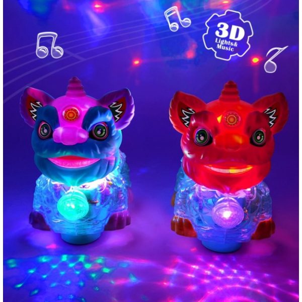 [LOGU] Mainan lampion gear light, Lion Dance Bunny lantern lampion mooncake - Image 5