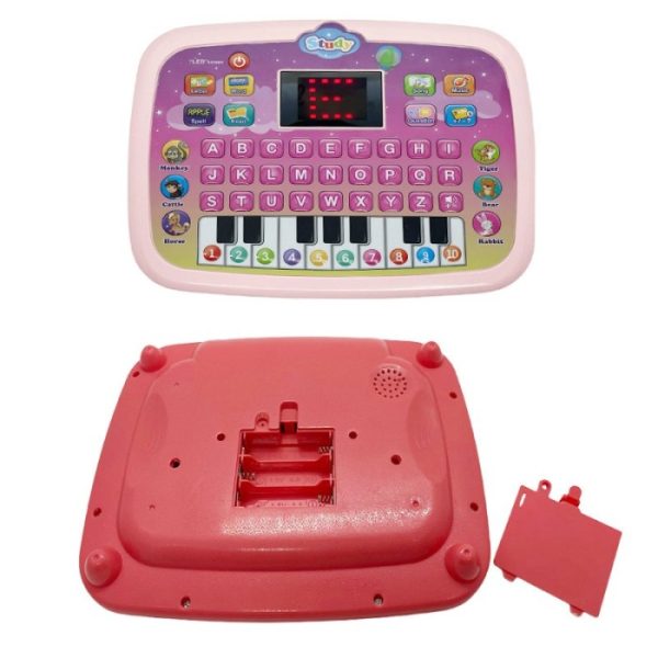 Mainan tablet belajar anak, Mainan edukasi piano tablet komputer 2 in 1 anak - Image 5