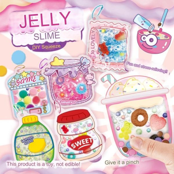 Mainan DIY Jelly Slime, Mainan art and craft kerajinan tangan Slime anak - Image 5