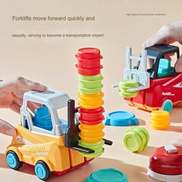 Mainan forklift board game anak, Mainan hand eye coordination anak, Mainan board game interaksi