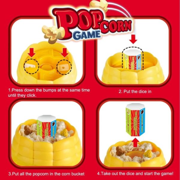 Mainan board game popcorn game, Mainan interaksi orang tua anak teman - Image 9