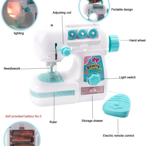 Mainan mesin jahit anak-anak, Kids Sewing Machine - Image 4