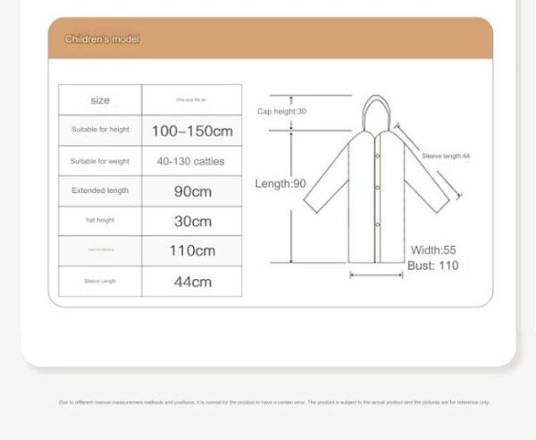 Jas hujan plastik Eva Anak Dewasa, jas hujan portable, jas hujan sekali pakai - Image 2