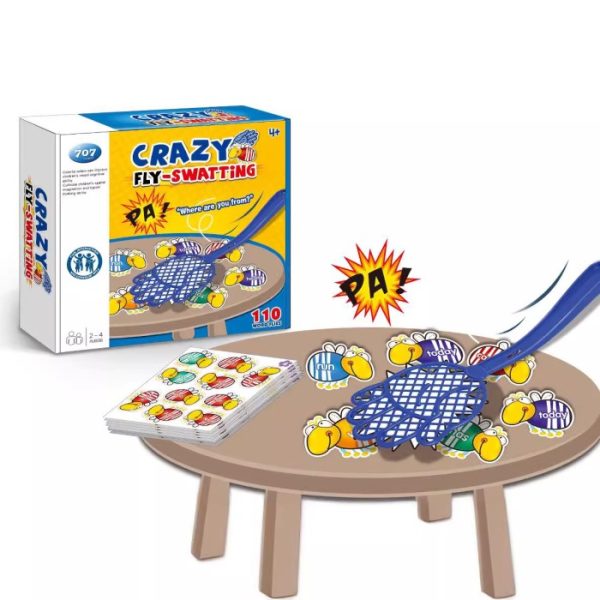 Mainan board game Crazy Fly-Swatting Game, Mainan sight swat words, Mainan edukasi belajar baca tepuk lalat