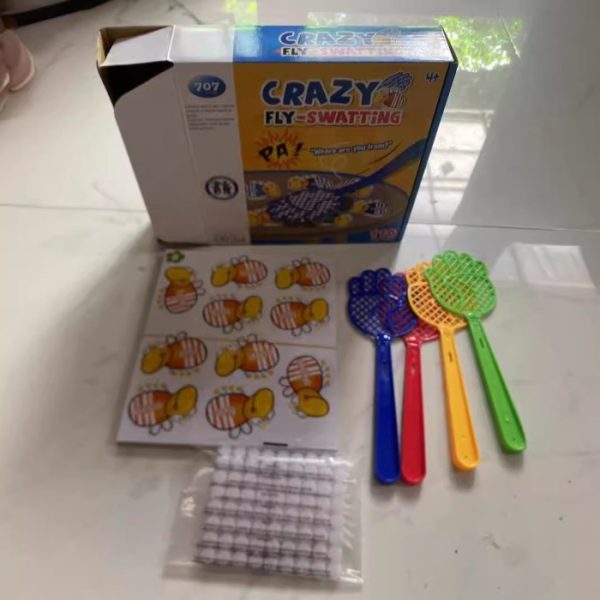 Mainan board game Crazy Fly-Swatting Game, Mainan sight swat words, Mainan edukasi belajar baca tepuk lalat - Image 3