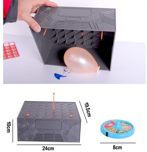 Mainan board game Nail Hammering game, Mainan Board game interaksi pecahkan balon - Image 3