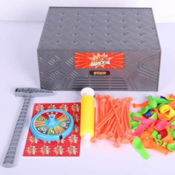 Mainan board game Nail Hammering game, Mainan Board game interaksi pecahkan balon - Image 6