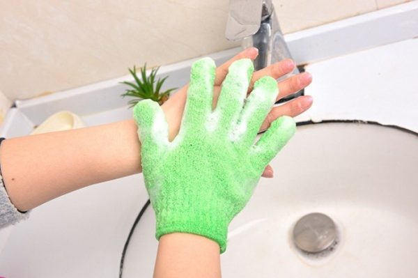 Sarung tangan scrub mandi, Sarung tangan serba guna, Body scrubber glove