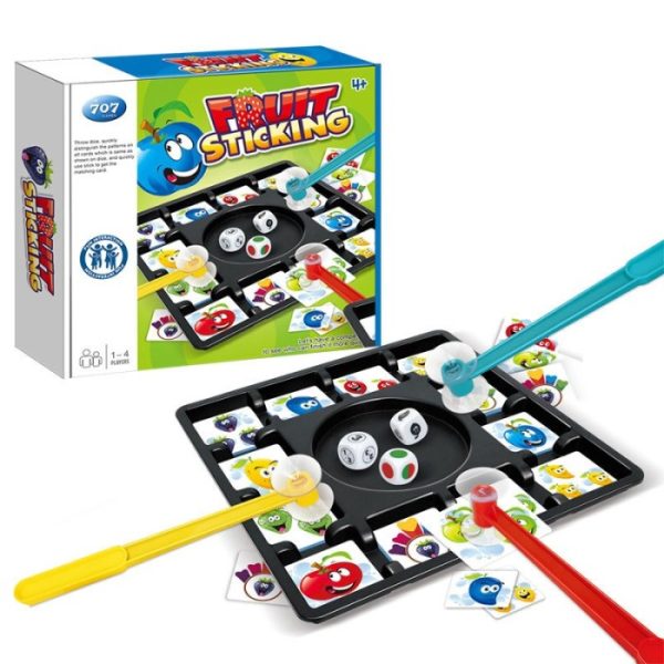 Mainan board game Fruit Sticking Game, Mainan battle game, Board game interaksi