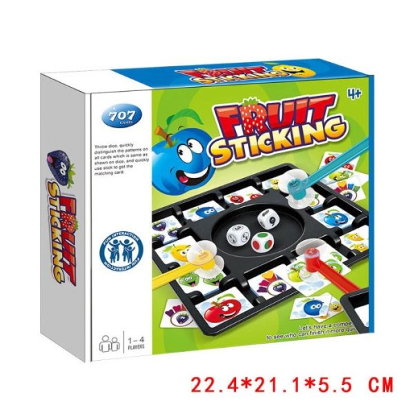 Mainan board game Fruit Sticking Game, Mainan battle game, Board game interaksi - Image 3