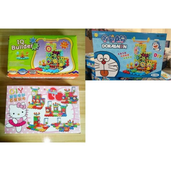 Funny Gear Brick, Mainan brick susun gerak anak, Mainan edukasi anak - Image 2