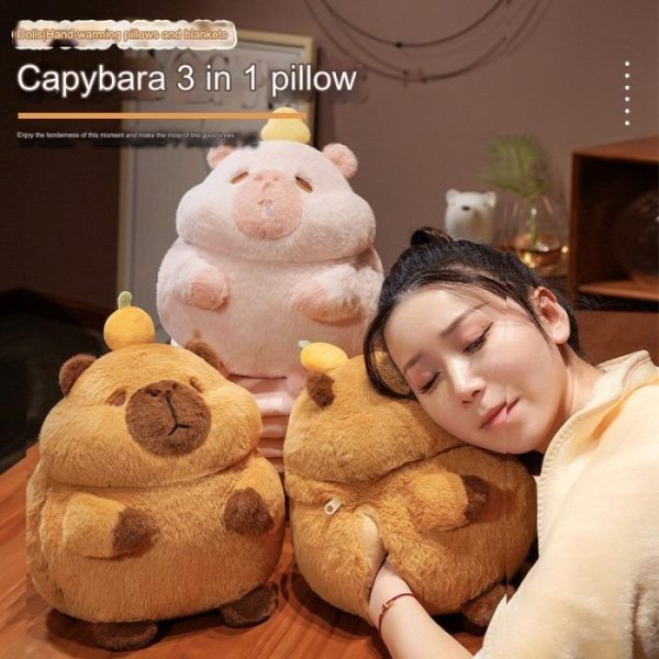 Boneka bantal selimut Capybara, Balmut Kapibara Capibara