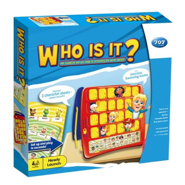 Mainan board game Guess Who Am I Game, Mainan Board game interaksi