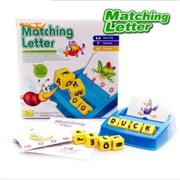 Mainan matching letter, Mainan literacy fun game edukasi belajar kata - Image 2