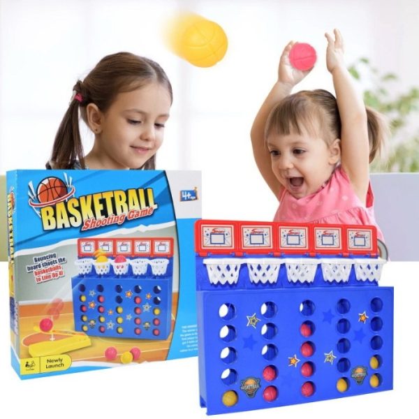 Mainan board game BasketBall Shooting Game, Mainan Line up 4 Basket - Image 7