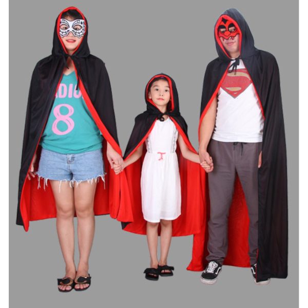 [LOGU] Mainan peran little red hood jubah vampire 2 sisi halloween anak dewasa