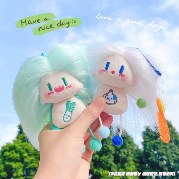 Gantungan Kunci Boneka Kawaii, Loopy, Gantungan kunci rambut meledak lucu - Image 4