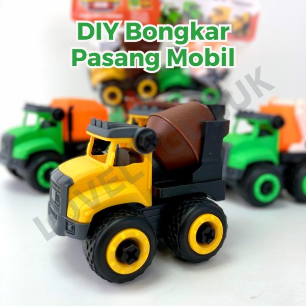 Mainan Anak Mekanik Cilik Mobil Truk Obeng Konstruksi Sanitasi KGP113 KGP111AB - Image 7