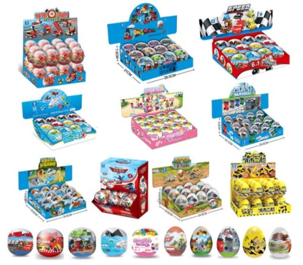 Mainan brick surprise egg, Mainan telur gashapon, Mainan building block brick kecil