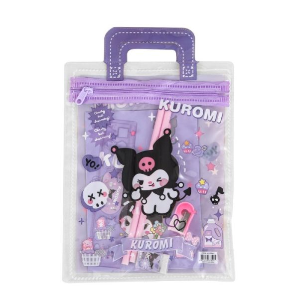 Stationery set karakter lucu anak, Pensil penghapus set goodie bag