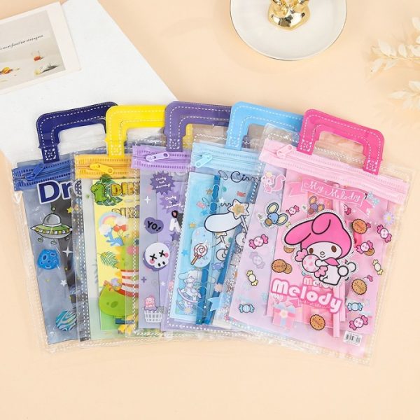 Stationery set karakter lucu anak, Pensil penghapus set goodie bag - Image 6