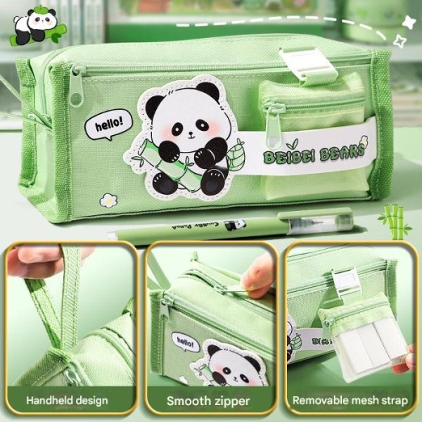 Kotak pensil capybara panda, kotak pensil mini pouch, kotak pensil 3D - Image 3