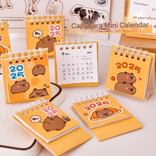 Kalender mini capybara, Kalender 2025 fortune, Mini calender - Image 4