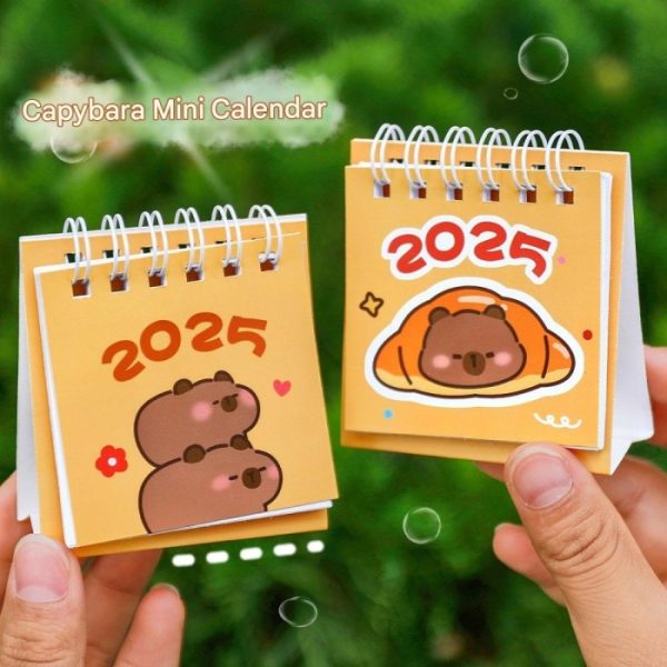 Kalender mini capybara, Kalender 2025 fortune, Mini calender - Image 5