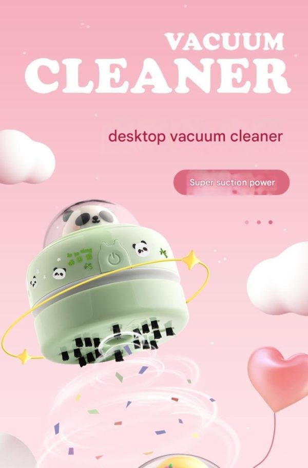 Vacuum cleaner elektrik pembersih penghapus rautan pensil, Alat valum pembersih debu meja - Image 4