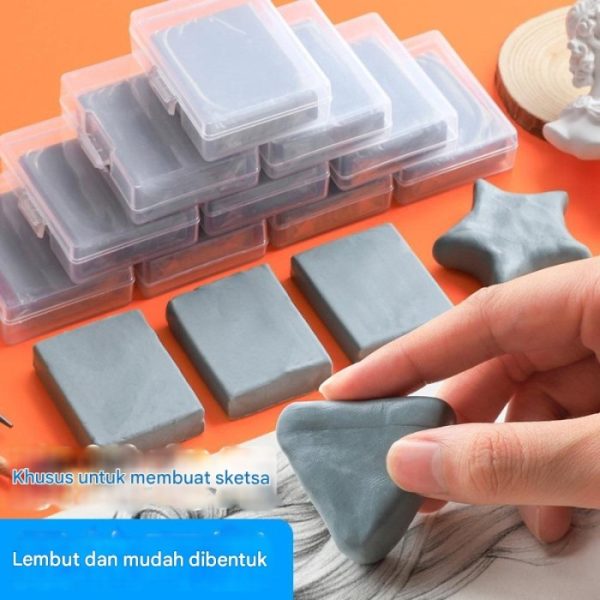 Penghapus lentur bisa dibentuk, kneadable art eraser