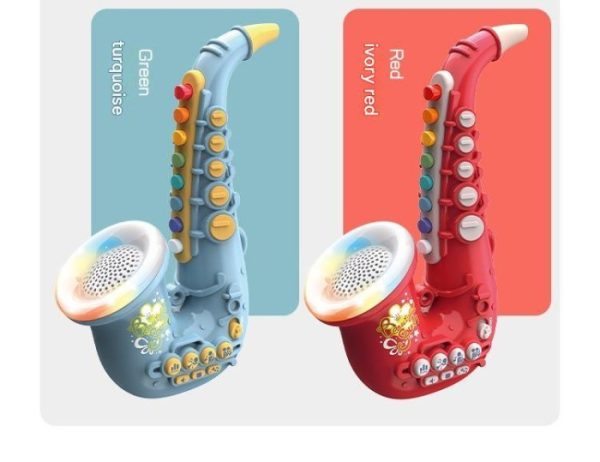 Mainan Alat Musik Tiup Multifungsi Anak, Mainan Saxophone anak - Image 4